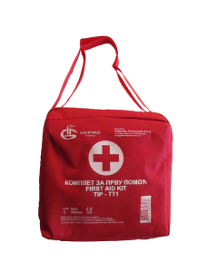 Prenosiva sanitetska torba (komplet za prvu pomoć TT1), puna