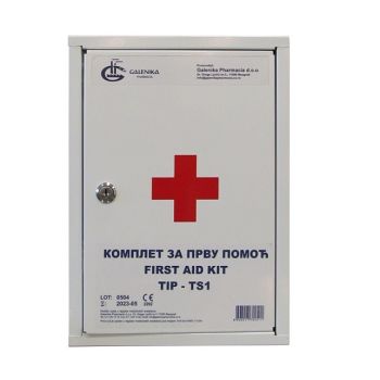 Ormarić za pružanje prve pomoći TS1, metalni, pun